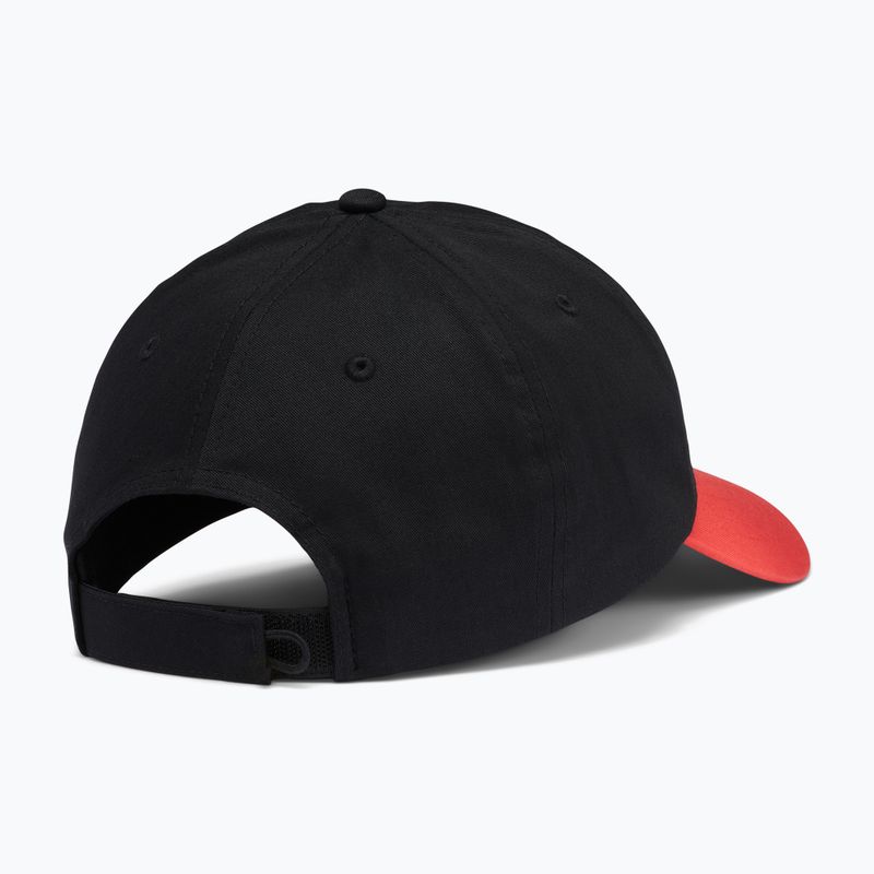 Columbia ROC II Ball Baseballmütze schwarz und rot 1766611 6