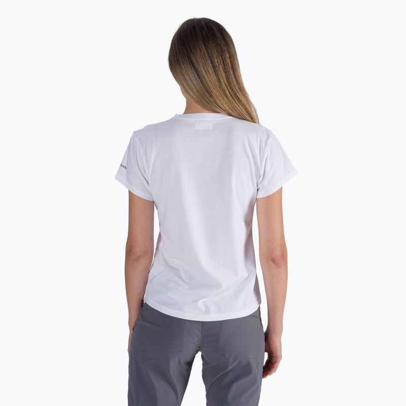 Damen-Trekking-Shirt Columbia Sun Trek Grafik weiß 1931753 3