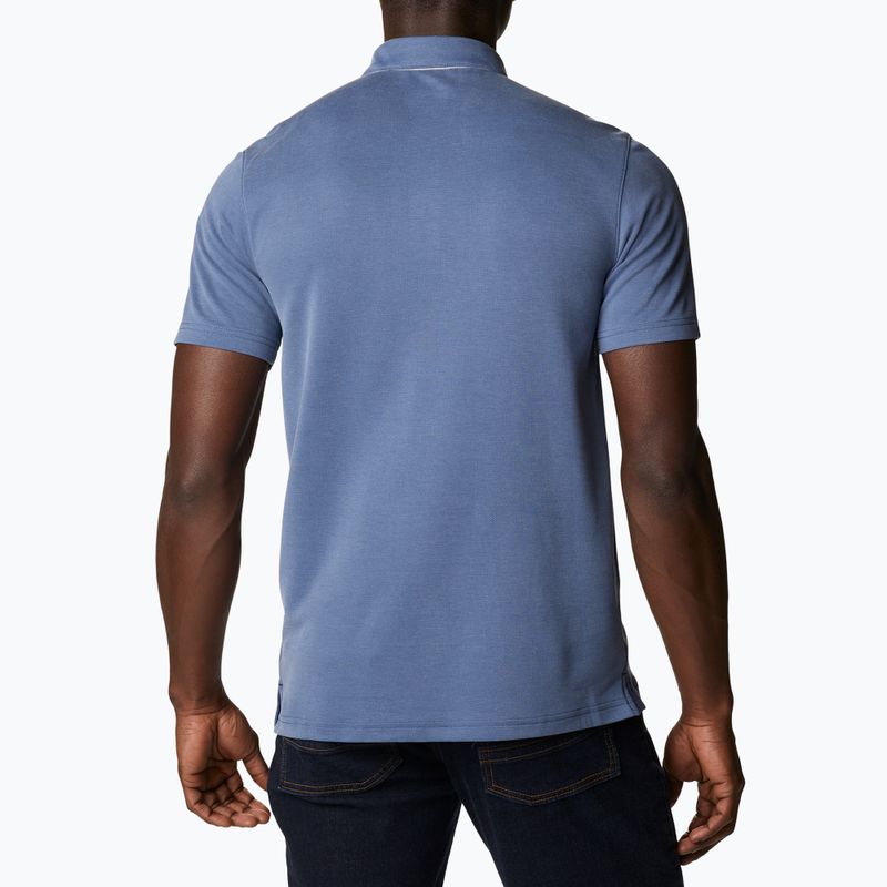 Herren Columbia Nelson Point Polo dunkles Berg-T-Shirt 3