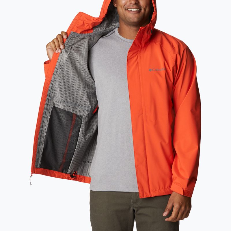 Columbia Herren Earth Explorer Shell 813 Regenjacke orange 1988612 10