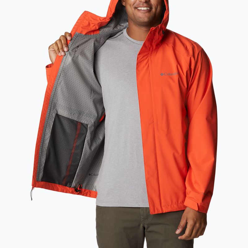 Columbia Herren Earth Explorer Shell 813 Regenjacke orange 1988612 9