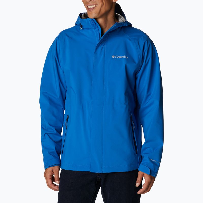 Columbia Herren Earth Explorer Shell 432 Regenjacke blau 1988612