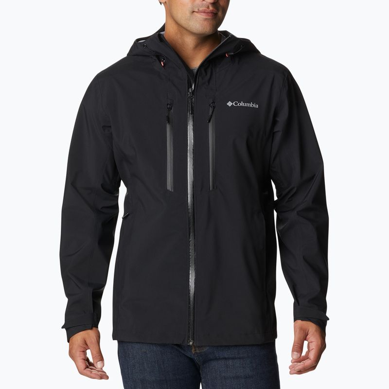 Columbia Peak Creek Shell 010 Herren Regenjacke schwarz 1988892 4