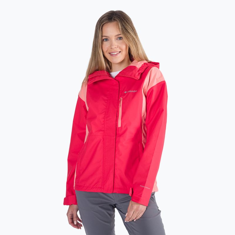 Columbia Damen Regenjacke Hikebound 676 orange 1989253