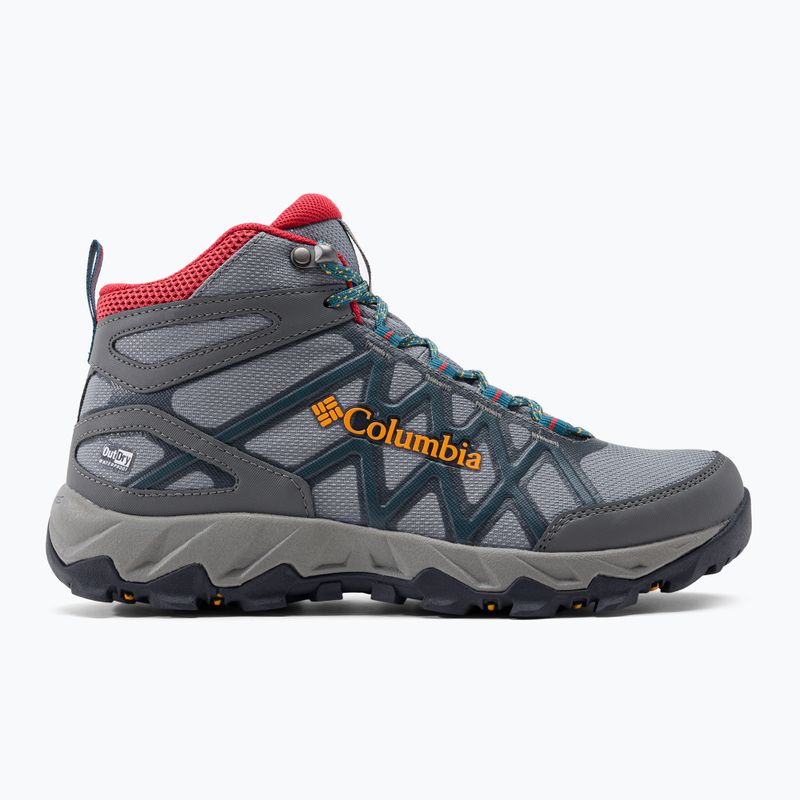 Damen-Trekkingstiefel Columbia Peakfreak X2 Mid Outdry 008 grau 1865181 2
