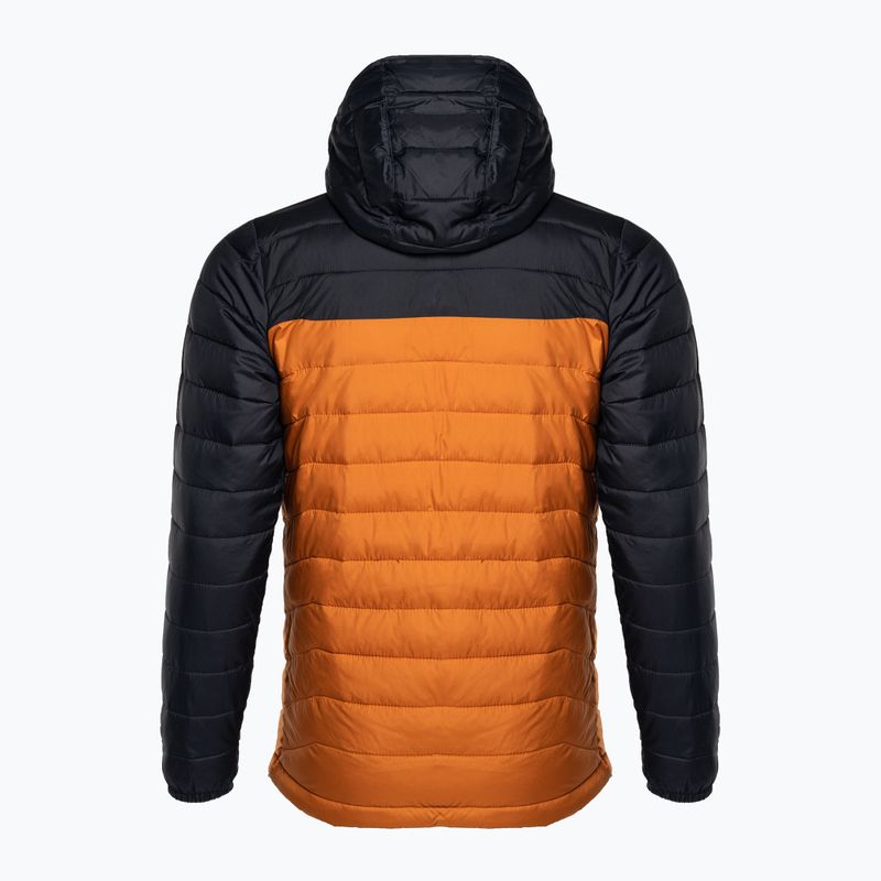Columbia Powder Lite Hooded Orange/Schwarz Herren Daunenjacke 1693931 2