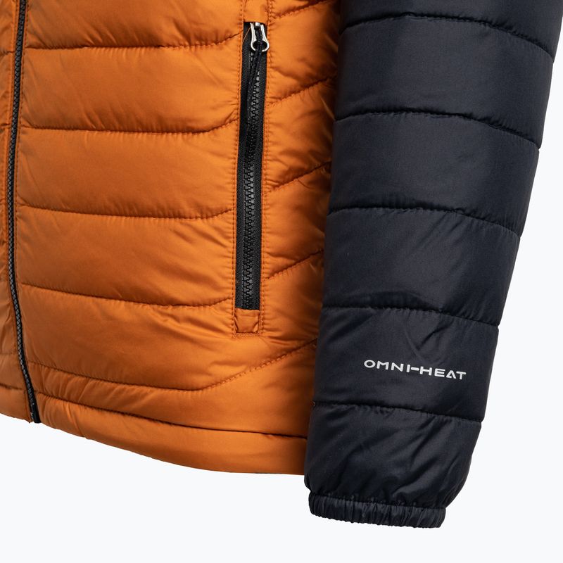 Columbia Powder Lite Hooded Orange/Schwarz Herren Daunenjacke 1693931 4