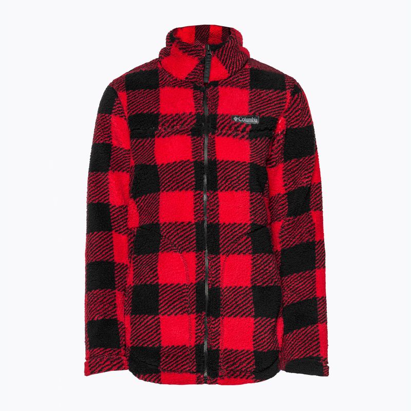 Columbia West Bend Damen-Trekking-Sweatshirt rot 1939901