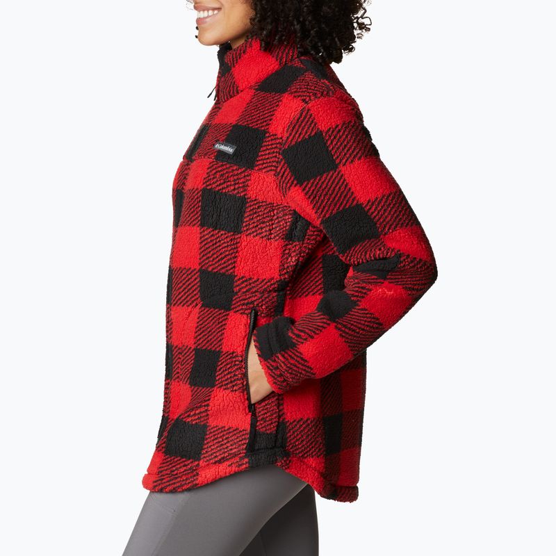 Columbia West Bend Damen-Trekking-Sweatshirt rot 1939901 5