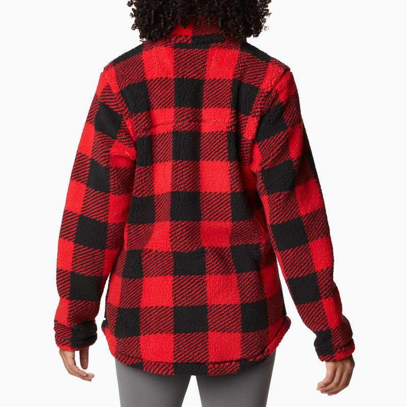 Columbia West Bend Damen-Trekking-Sweatshirt rot 1939901 6