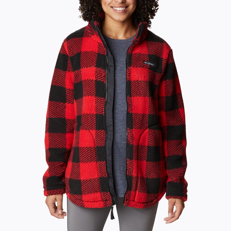 Columbia West Bend Damen-Trekking-Sweatshirt rot 1939901 8