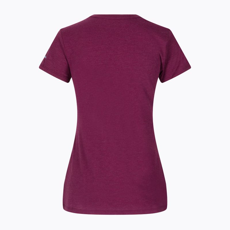 Damen-Trekking-Shirt Columbia Daisy Days Grafik rot 1934592 8