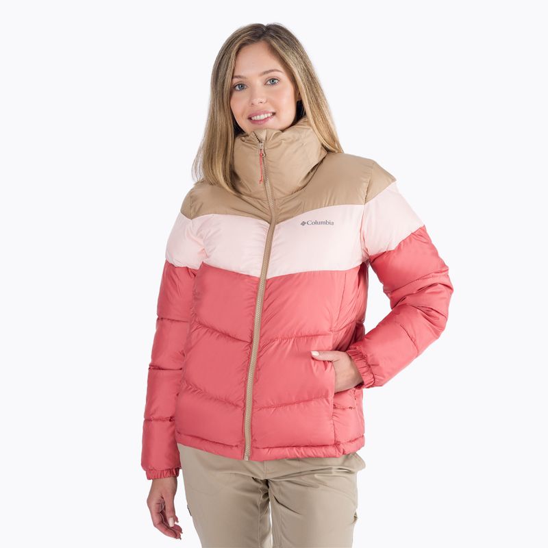 Columbia Puffect Color Blocked Damen Daunenjacke rosa 1955101