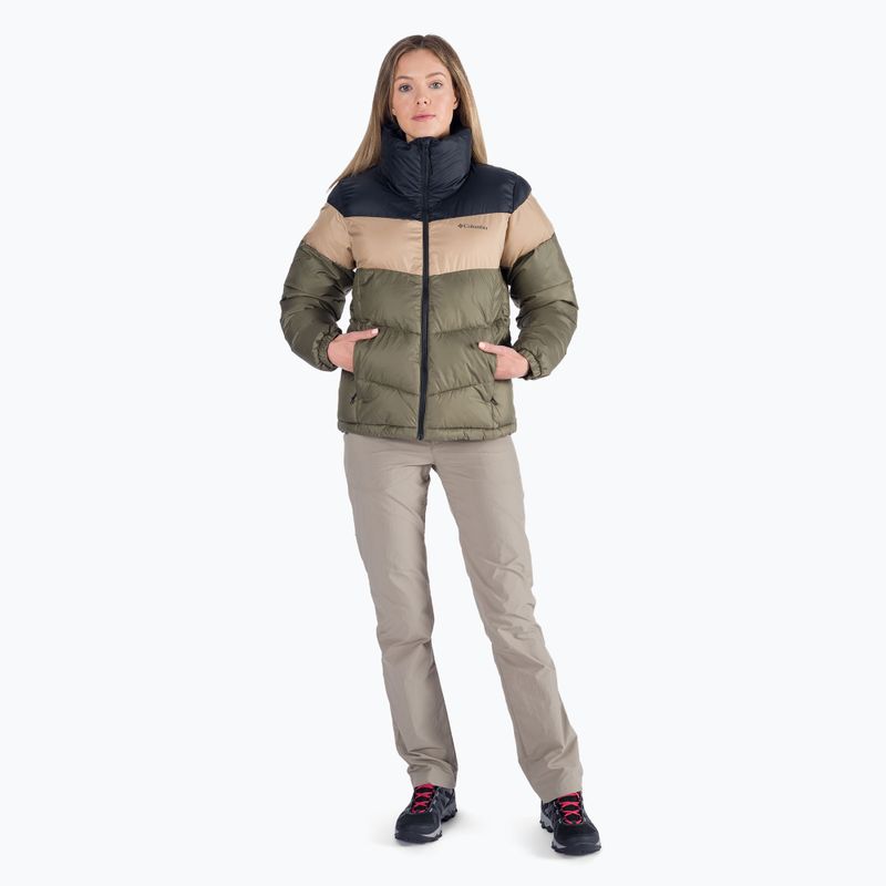 Columbia Puffect Color Blocked Damen Daunenjacke grün 1955101 5