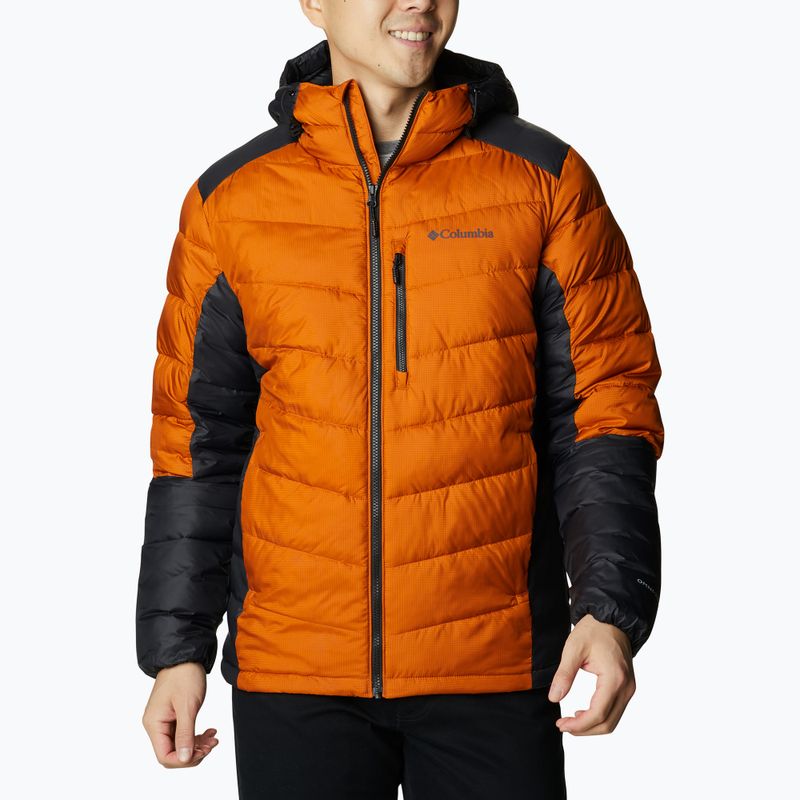 Columbia Labyrinth Loop Hooded Herren Daunenjacke orange 1957343