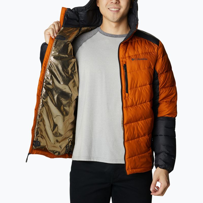 Columbia Labyrinth Loop Hooded Herren Daunenjacke orange 1957343 4