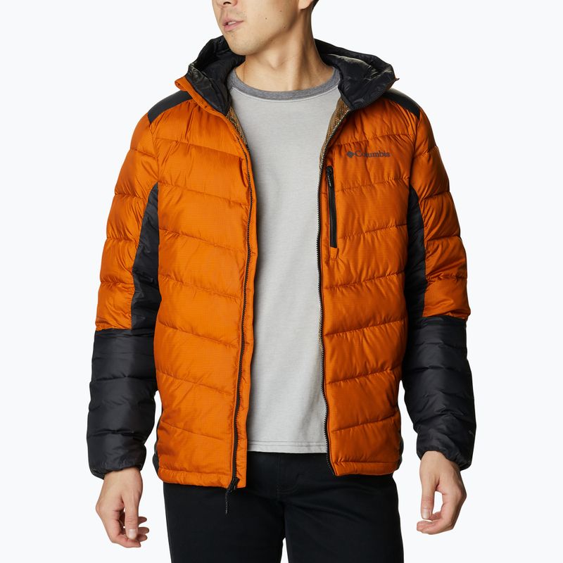 Columbia Labyrinth Loop Hooded Herren Daunenjacke orange 1957343 5