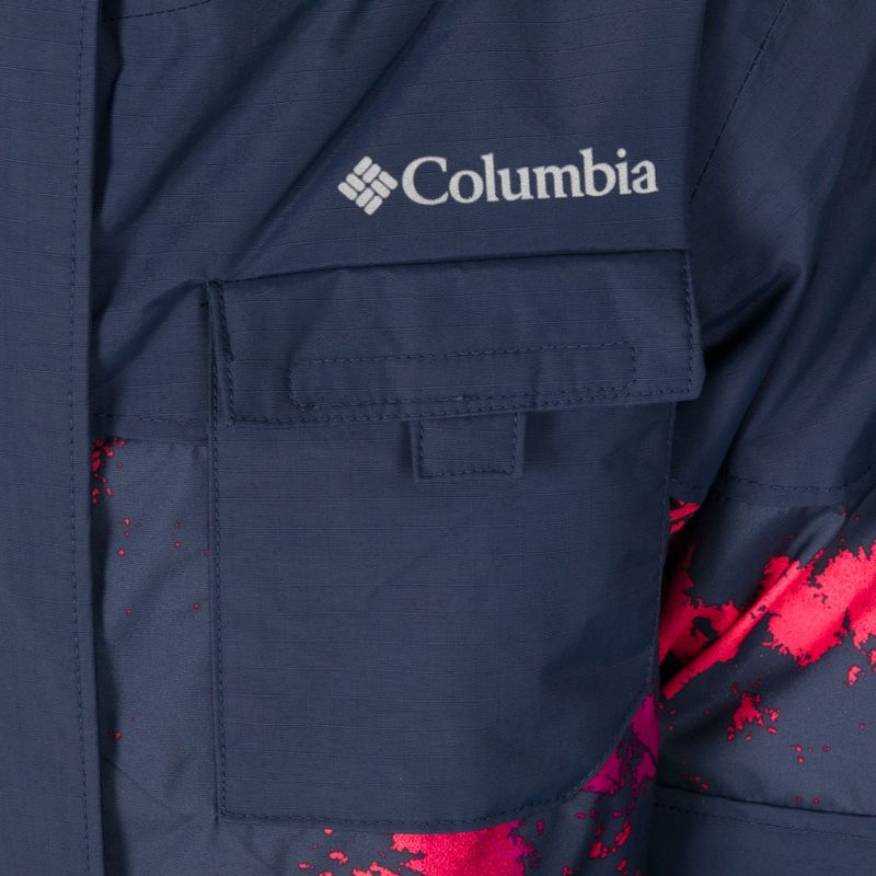Columbia Mighty Mogul II Kinder Skijacke grau-rosa 1954511 3