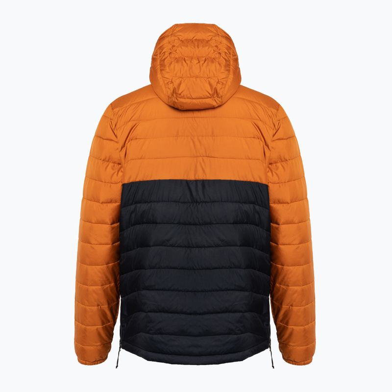 Columbia Powder Lite Anorak Herren Daunenjacke orange und schwarz 2
