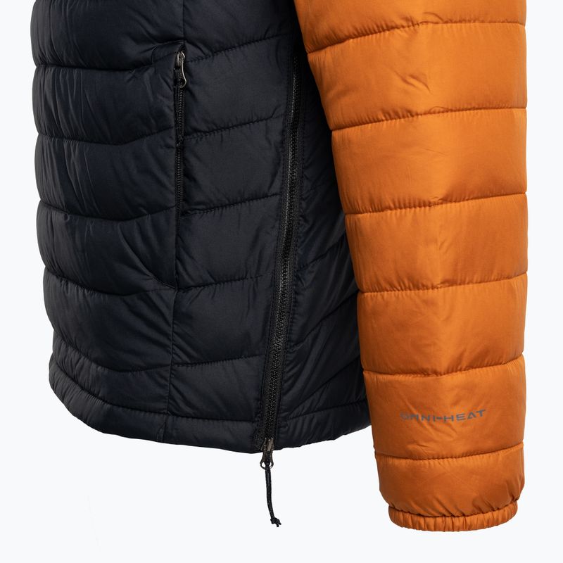 Columbia Powder Lite Anorak Herren Daunenjacke orange und schwarz 4