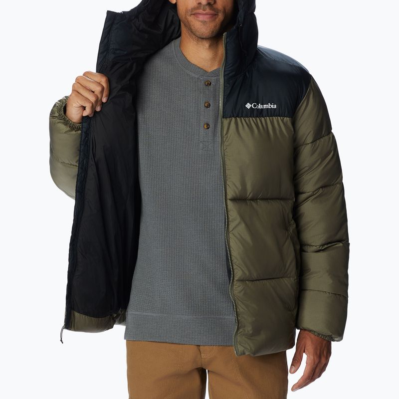 Herren Columbia Puffect Hooded Down Jacket Grün 2008413 5