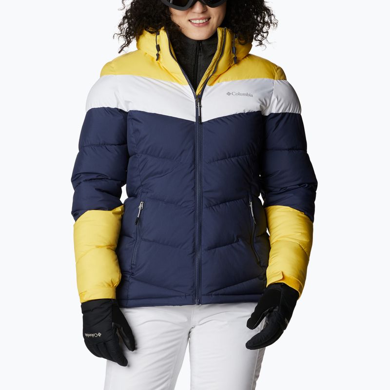 Columbia Abbott Peak Insulated Damen Skijacke navy blau und gelb 1909971 5