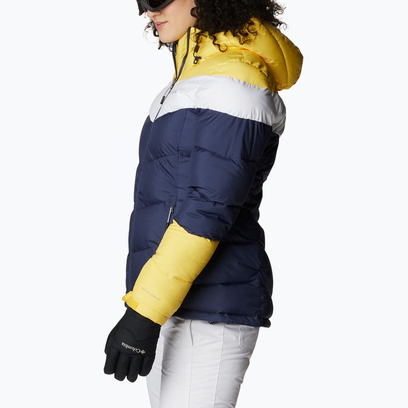 Columbia Abbott Peak Insulated Damen Skijacke navy blau und gelb 1909971 6