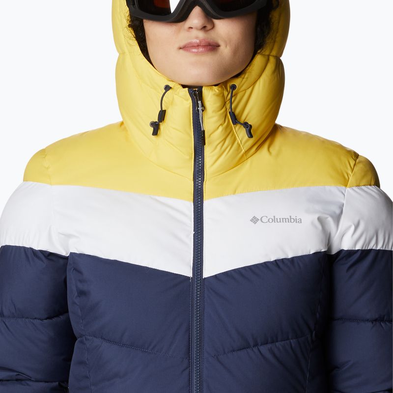 Columbia Abbott Peak Insulated Damen Skijacke navy blau und gelb 1909971 9