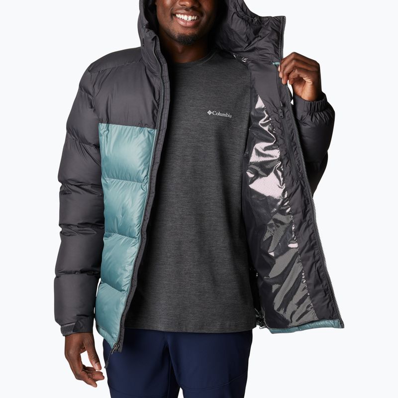 Columbia Pike Lake Hooded Herren Daunenjacke schwarz-grau 1738032 4