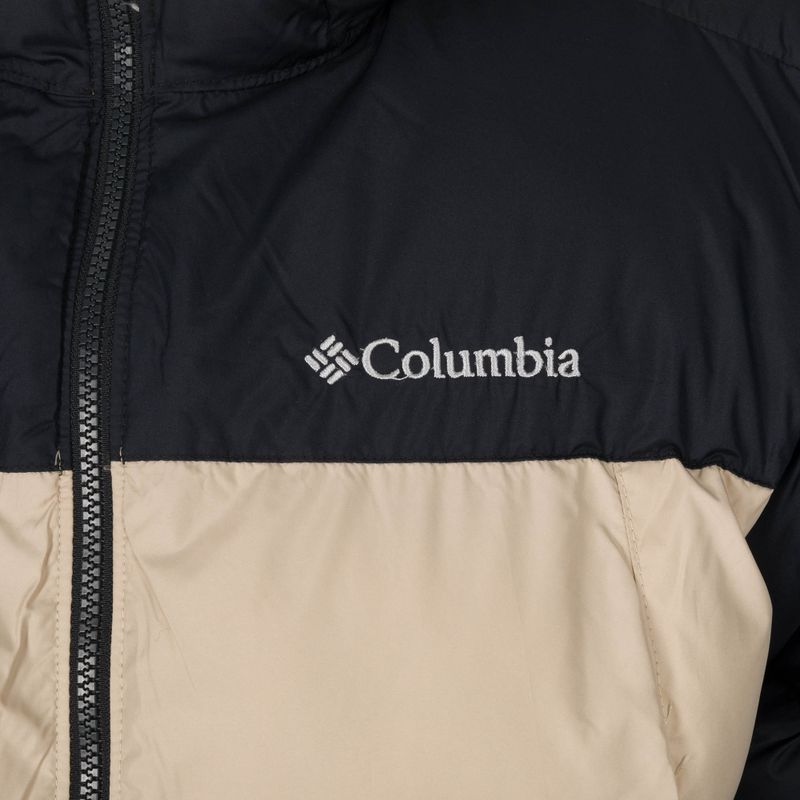 Columbia Pike Lake Hooded Herren Daunenjacke beige und schwarz 1738032 17