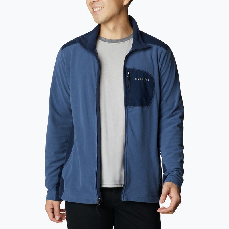 Columbia Herren Klamath Range Full Zip Trekking Sweatshirt navy blau 2013604 5