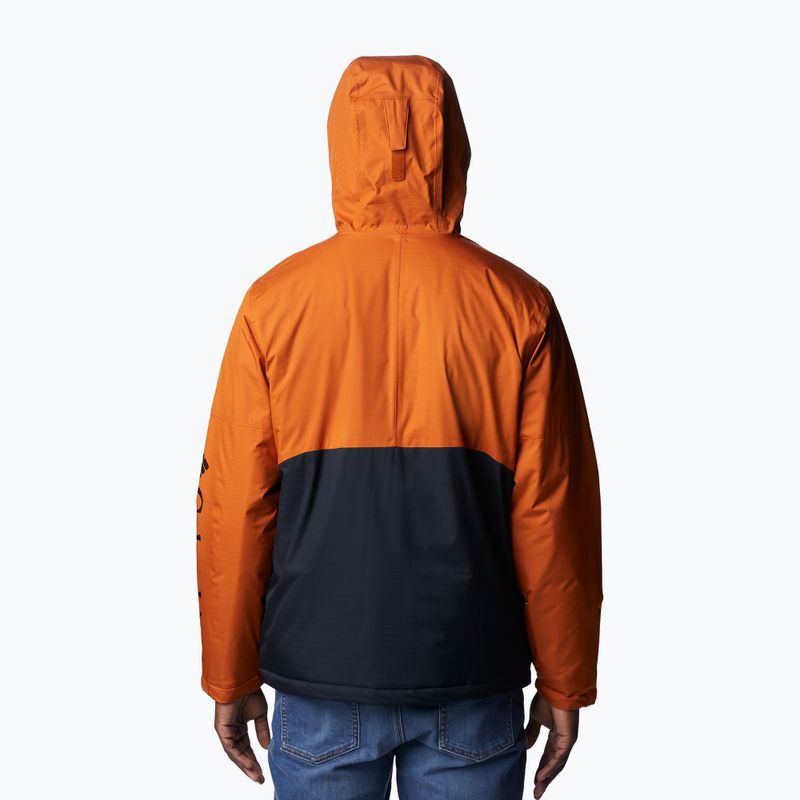 Columbia Point Park Insulated Herren Daunenjacke schwarz und orange 1956811 2