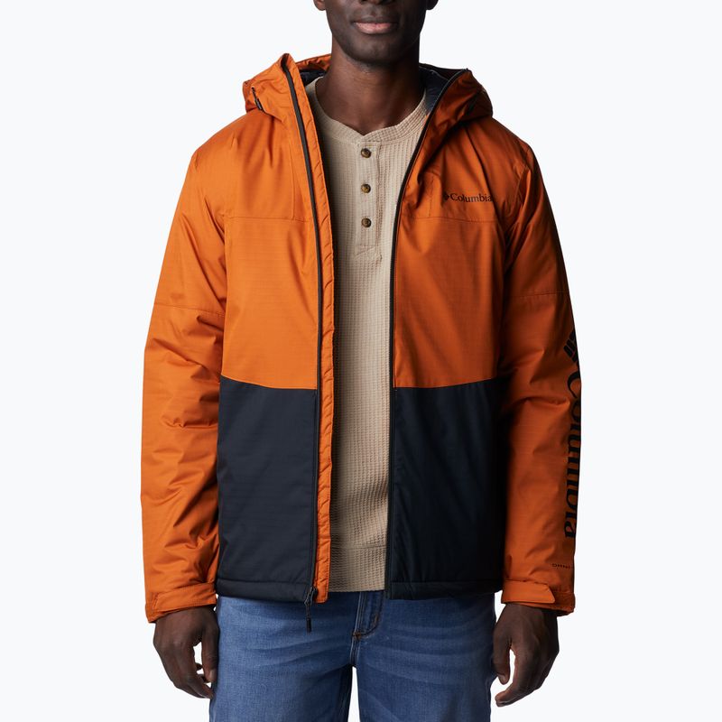 Columbia Point Park Insulated Herren Daunenjacke schwarz und orange 1956811 3
