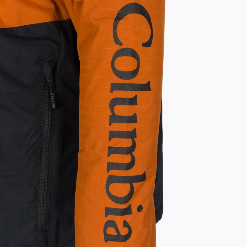 Columbia Point Park Insulated Herren Daunenjacke schwarz und orange 1956811 13