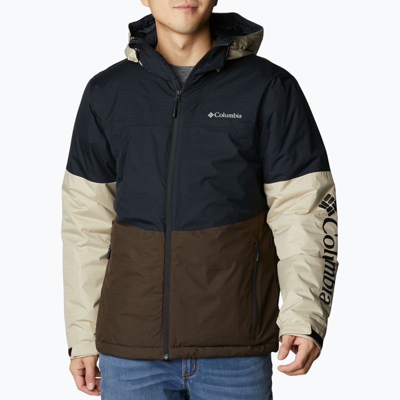 Columbia Point Park Insulated Herren Daunenjacke braun und schwarz 1956811
