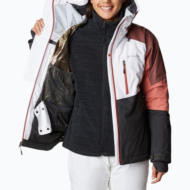 Columbia Snow Slab Blackdot Damen Skijacke schwarz und rot 2007551 4
