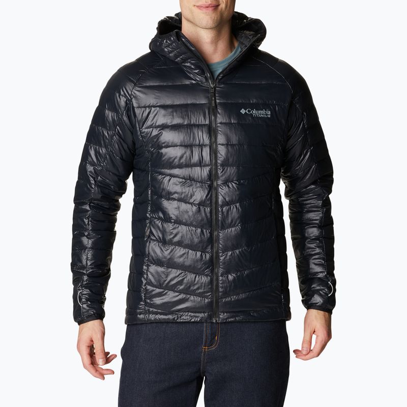 Columbia Platinum Peak Hooded Herren Daunenjacke schwarz 2008611
