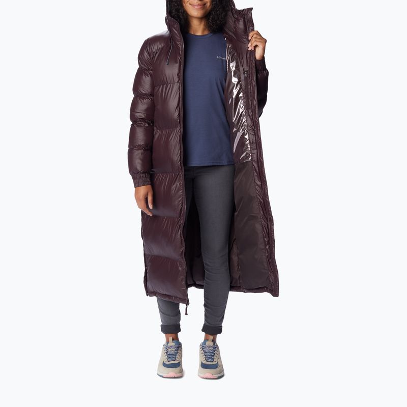 Daunenjacke Damen Columbia Pike Lake Long dunkelrot 197624 3