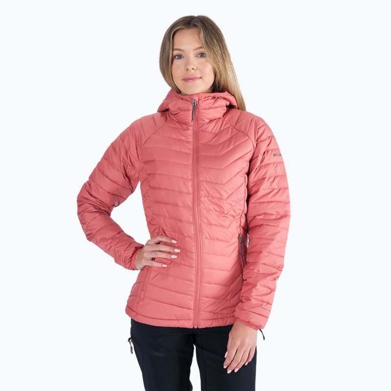 Columbia Powder Lite Hooded rosa Damen Daunenjacke 1699071