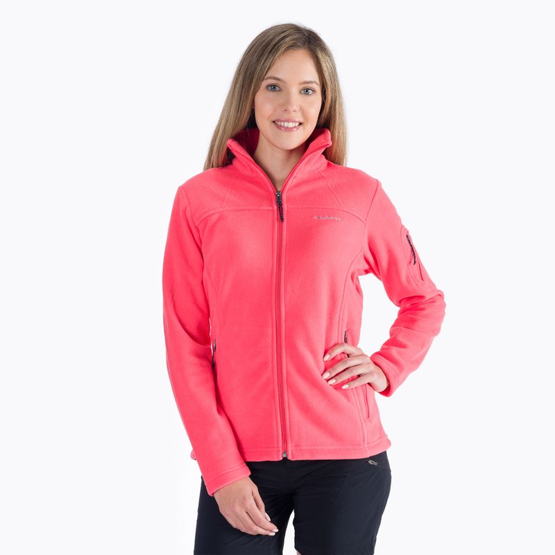 Columbia Fast Trek II Damen Fleece-Sweatshirt rosa 1465351