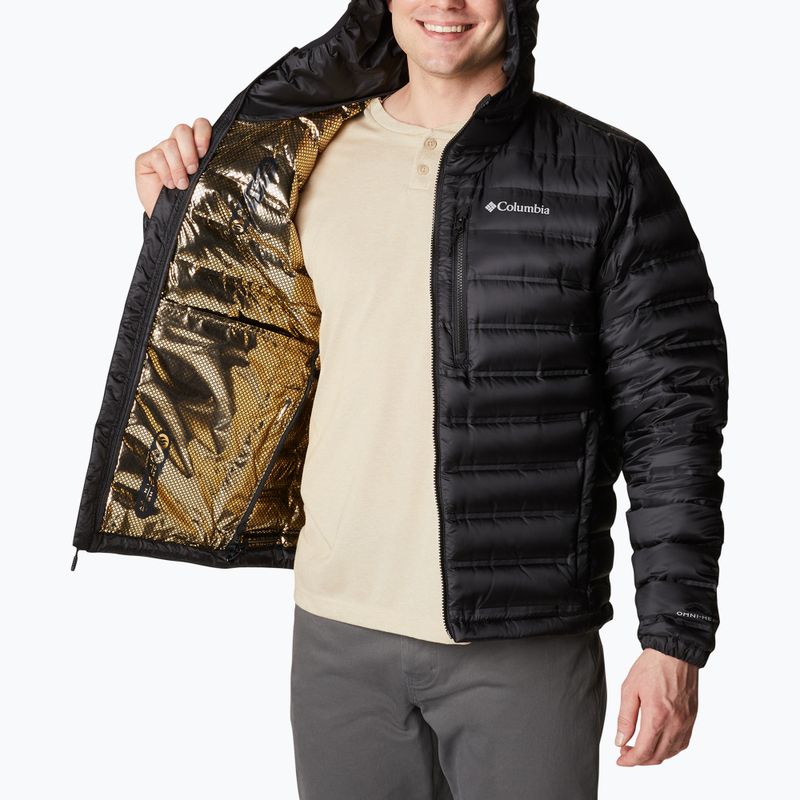 Herren Columbia Pebble Peak Down Hooded Jacket Schwarz 2008315 9