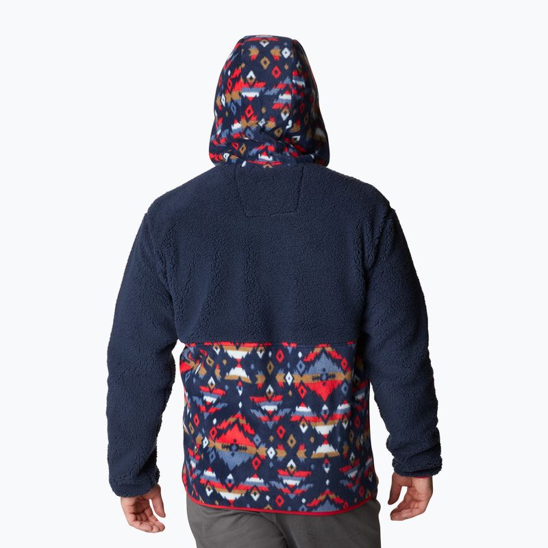 Columbia Herren Backbowl Sherpa Fleece-Sweatshirt navy blau 1952403 2