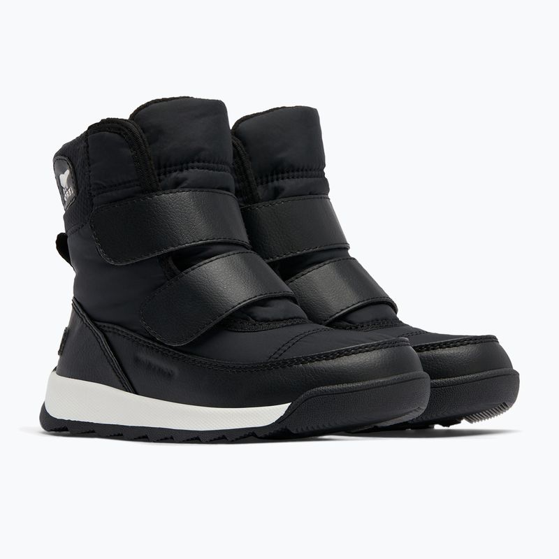 Sorel Whitney II Strap WP Junior Schneestiefel schwarz/Meersalz 9