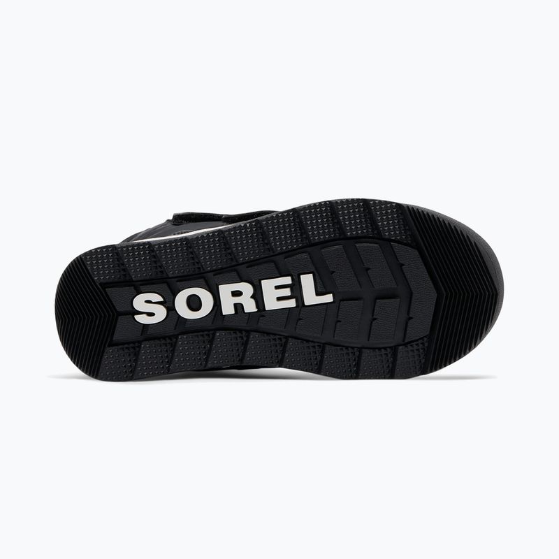 Sorel Whitney II Strap WP Junior Schneestiefel schwarz/Meersalz 12