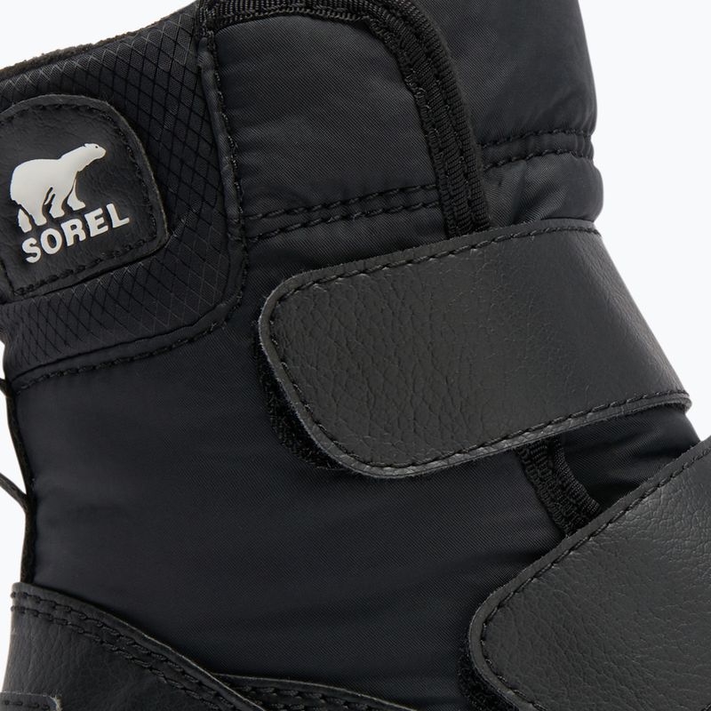 Sorel Whitney II Strap WP Junior Schneestiefel schwarz/Meersalz 13