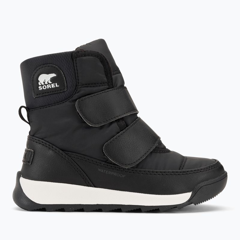 Sorel Whitney II Strap WP Junior Schneestiefel schwarz/Meersalz 2