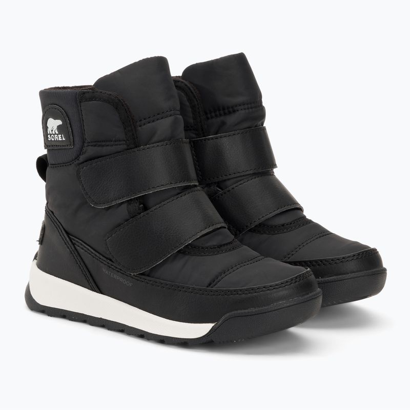 Sorel Whitney II Strap WP Junior Schneestiefel schwarz/Meersalz 4