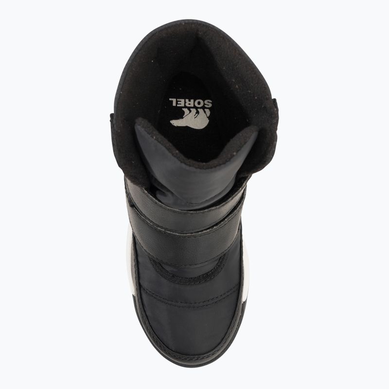 Sorel Whitney II Strap WP Junior Schneestiefel schwarz/Meersalz 6