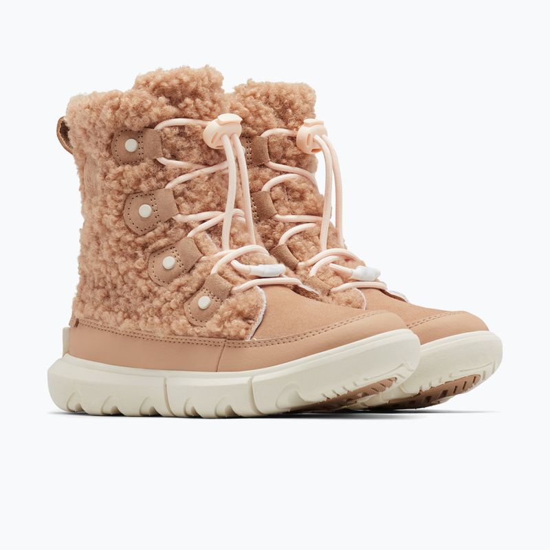 Sorel Sorel Explorer Cozy Kanu/Kreide Junior Schneestiefel 9