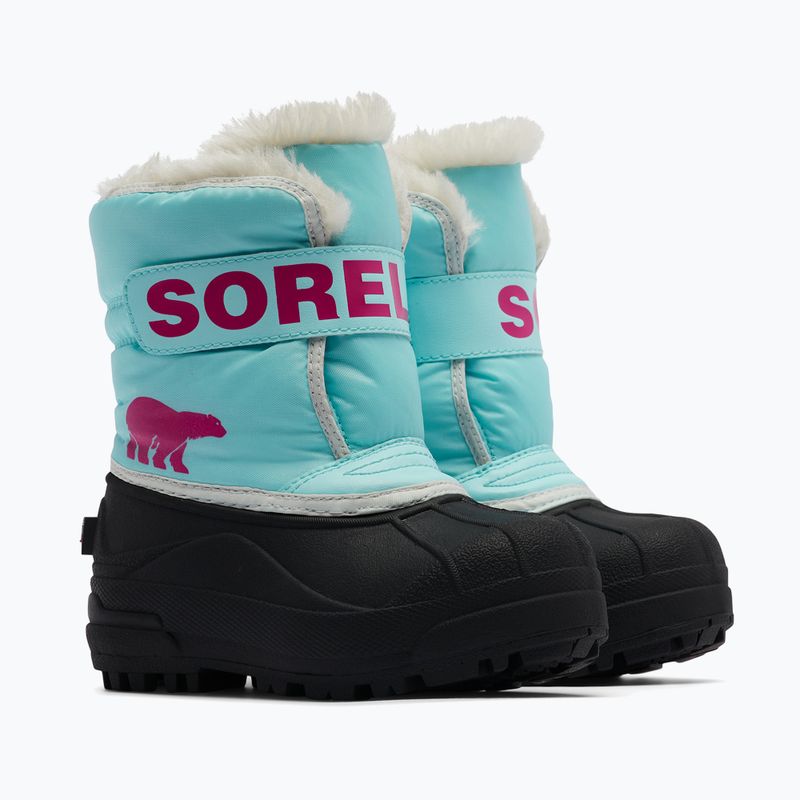 Sorel Snow Commander Junior Schneestiefel ocean surf/cactus rosa 9